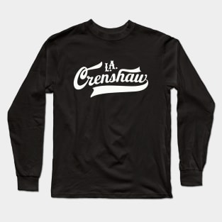 Los Angeles Crenshaw classic - Crenshaw LA - L.A. Crenshaw Logo Long Sleeve T-Shirt